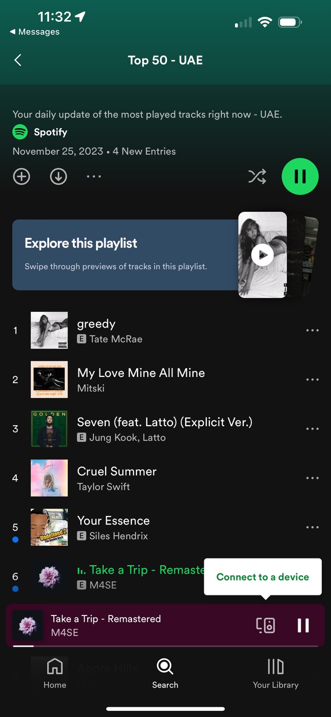 m4se top 50 Dubai Spotify 